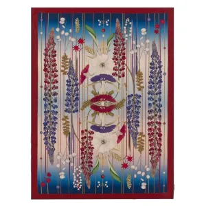 Amytis Indigo Throw by Christian Lacroix