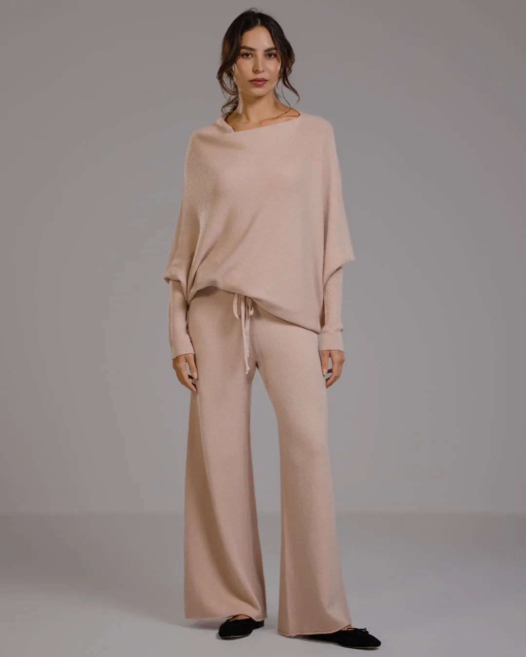 Asymmetric Draped | Dusty Pink