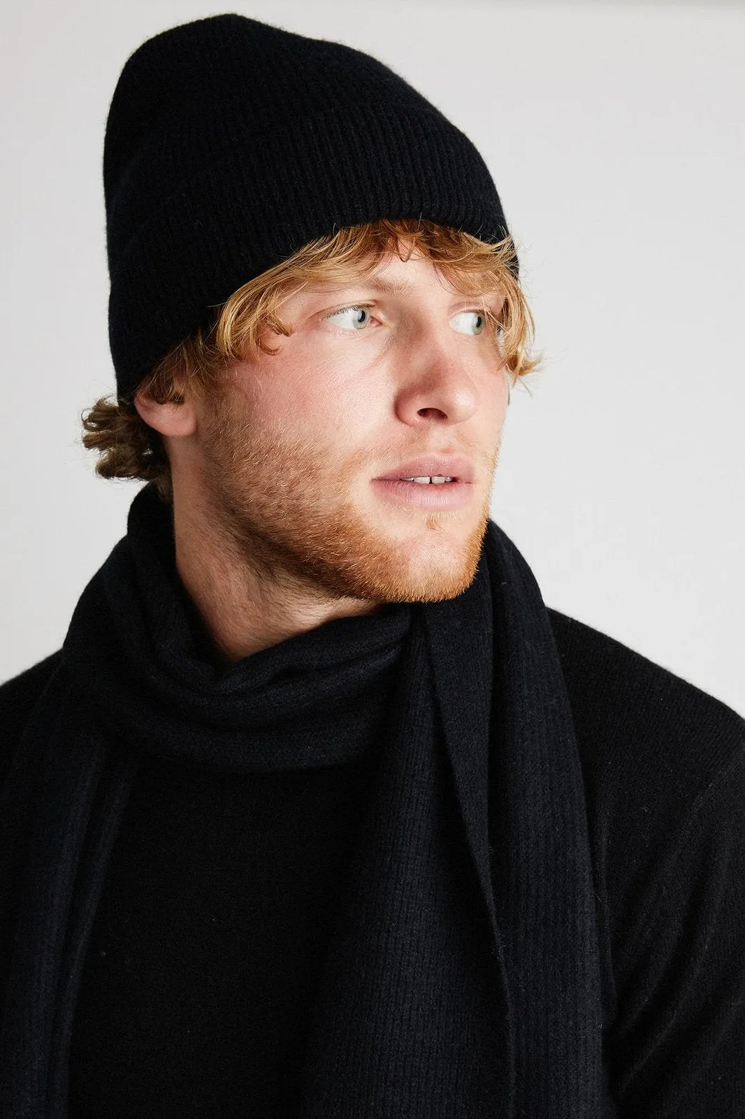   Beryll Cashmere Beanie | Black Rock
