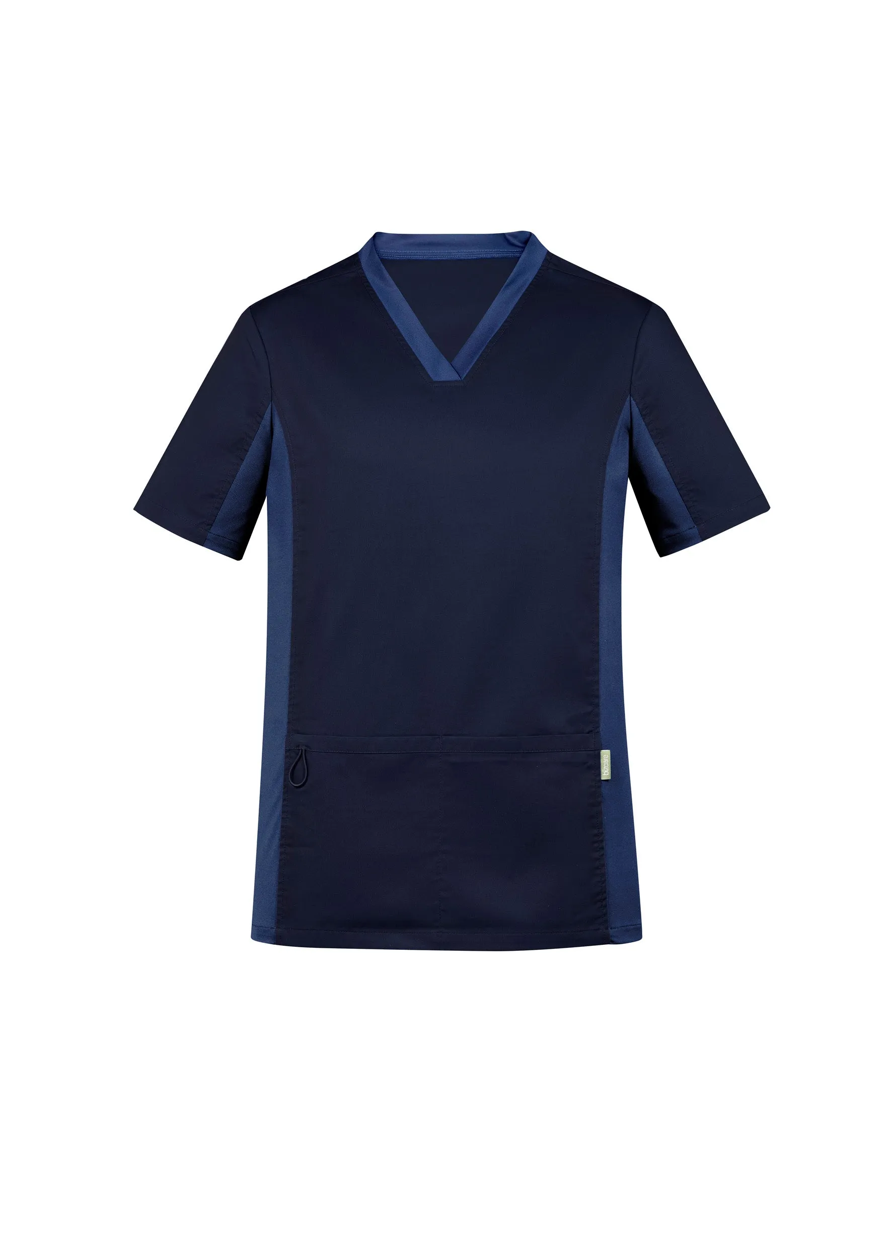 Biz Care Riley Mens V-Neck Stretch Scrub Top