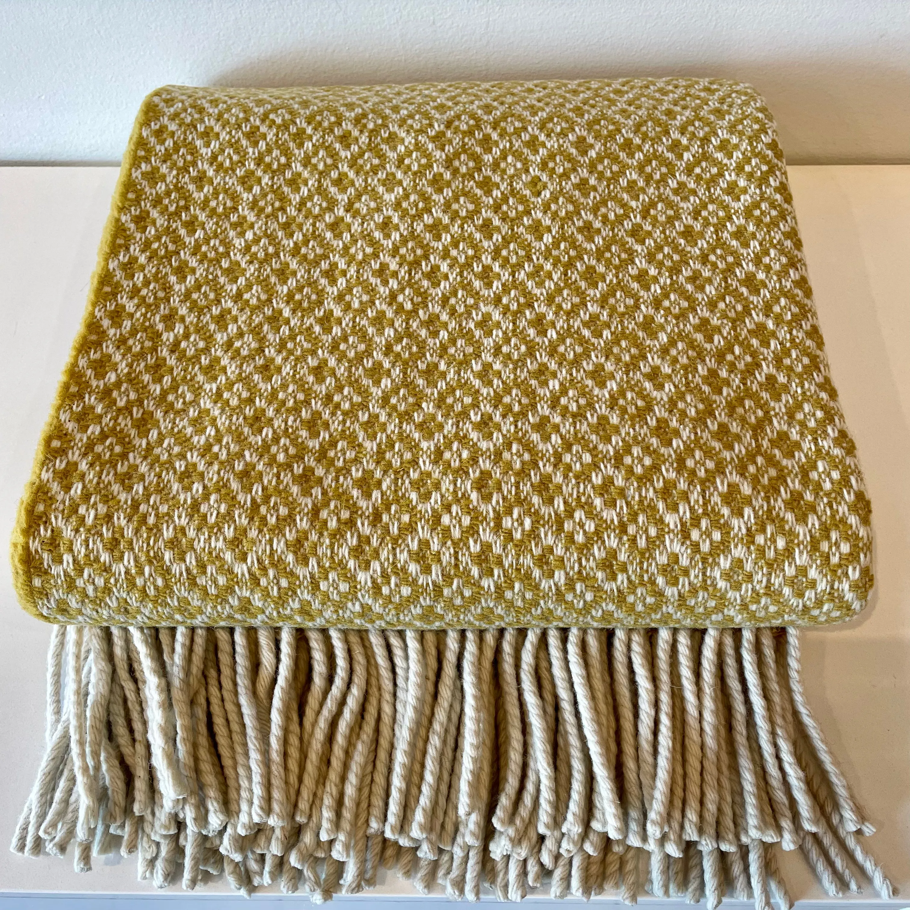 Burel Wool Blanket - Crossing Design *
