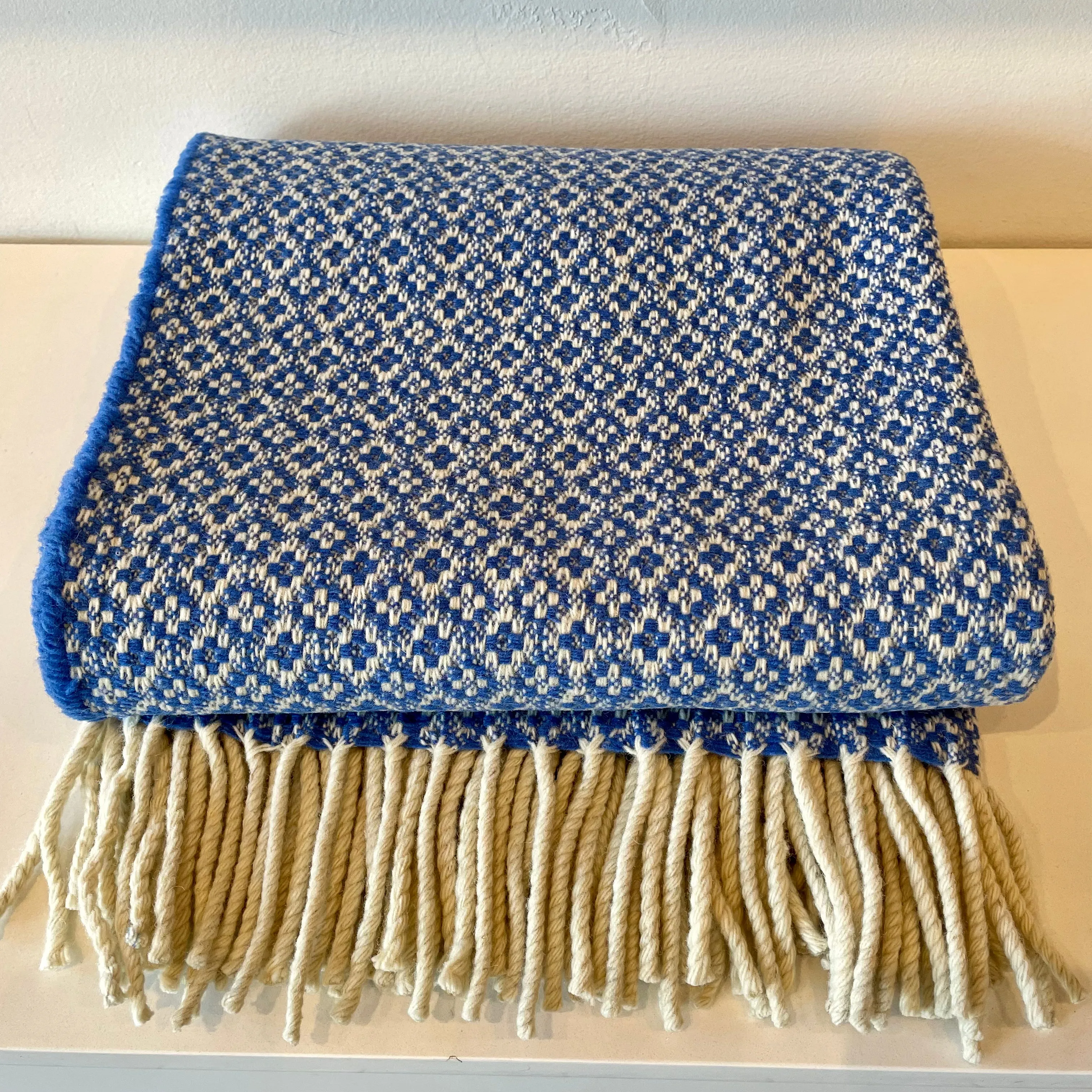Burel Wool Blanket - Crossing Design *