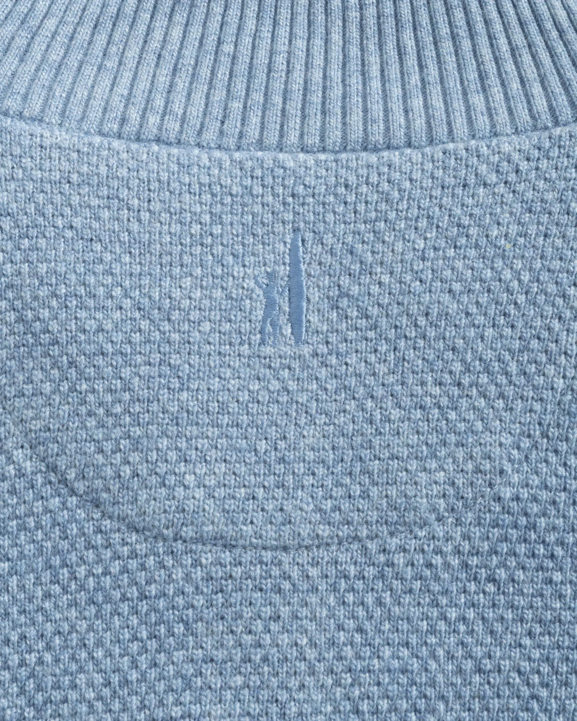 Esteban Johnny Collar Sweater in Breeze by Johnnie-O