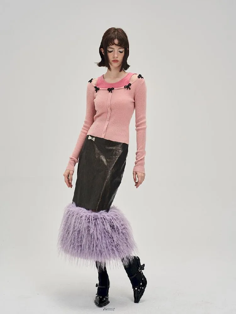 Fake two-piece wool sweater【s0000005302】