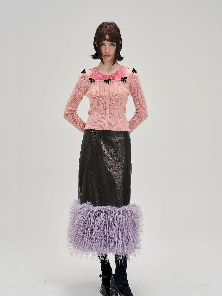 Fake two-piece wool sweater【s0000005302】