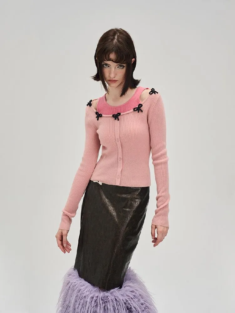 Fake two-piece wool sweater【s0000005302】