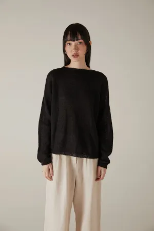 Feather Knit - Black