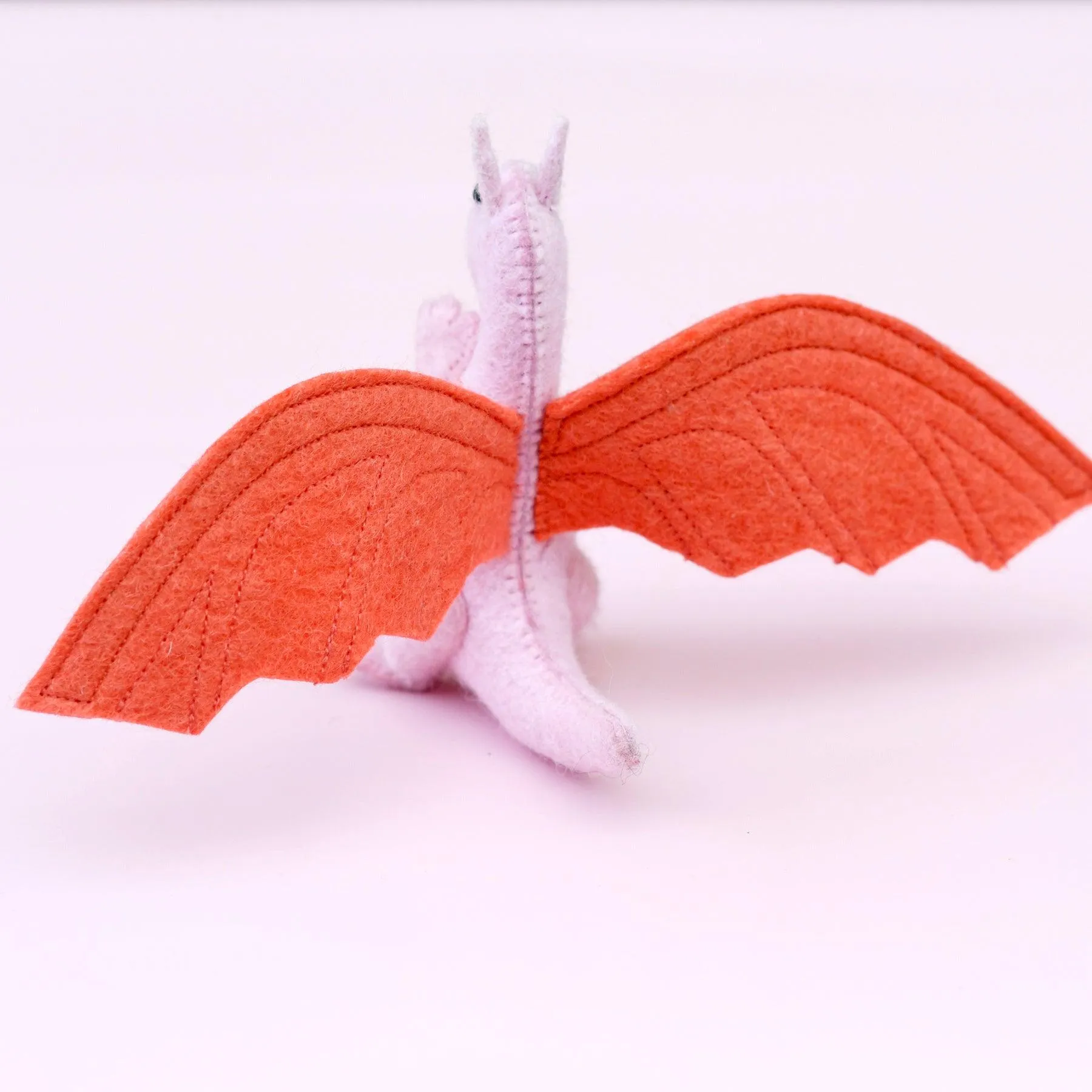 Felt Dragon Toy - Pink