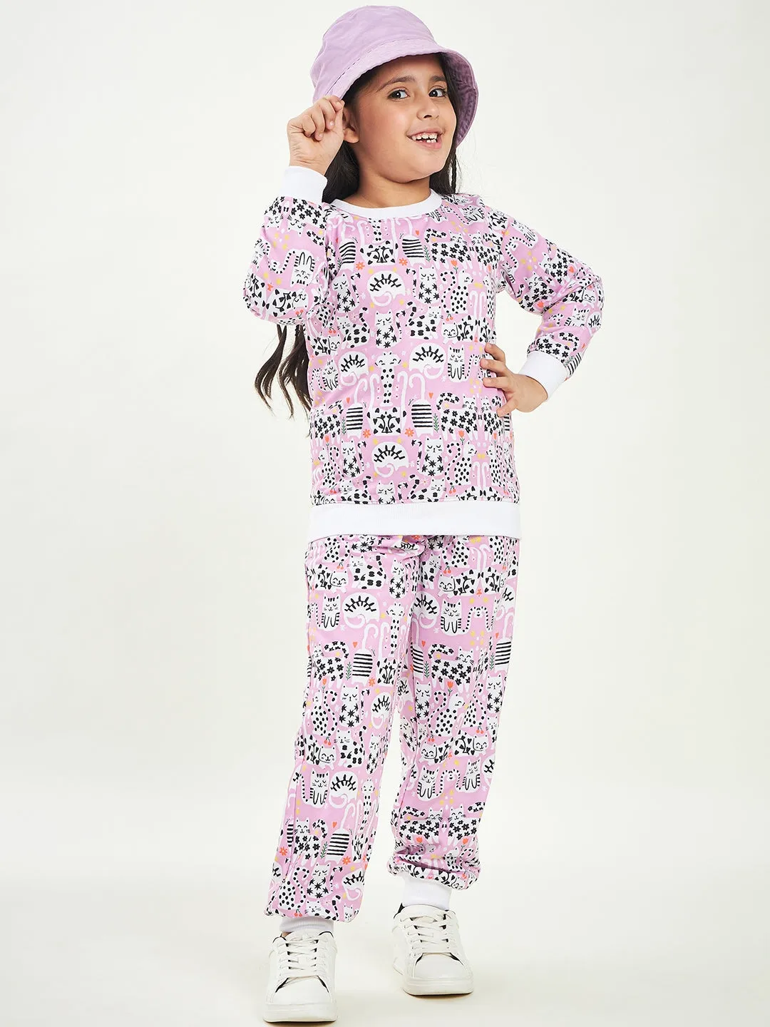 Graphic Printed Fleece Tracksuits