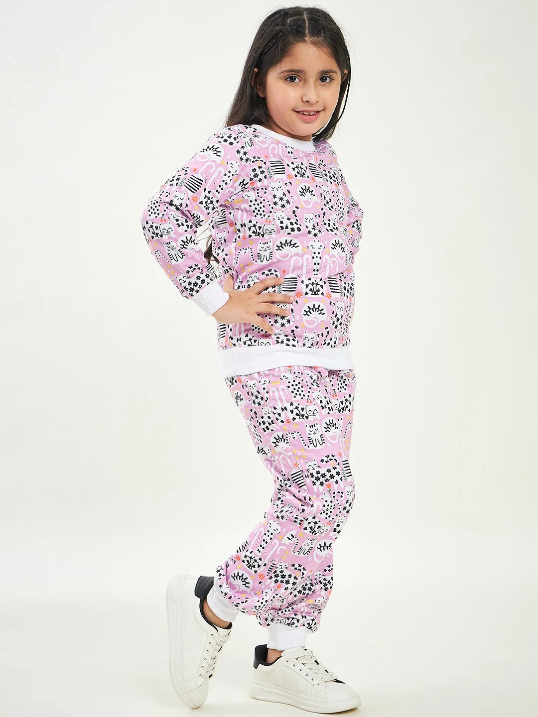 Graphic Printed Fleece Tracksuits
