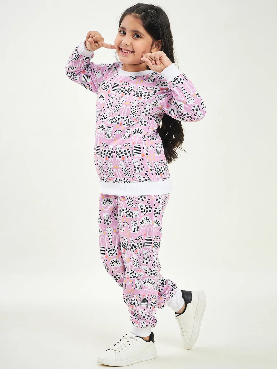 Graphic Printed Fleece Tracksuits