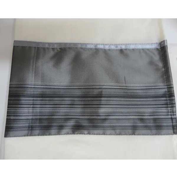 Gray Panel Wool Tallit, Bar Mitzvah Tallit Set, Tallit Prayer Shawl, Tzitzit  Custom Tallit from Israel