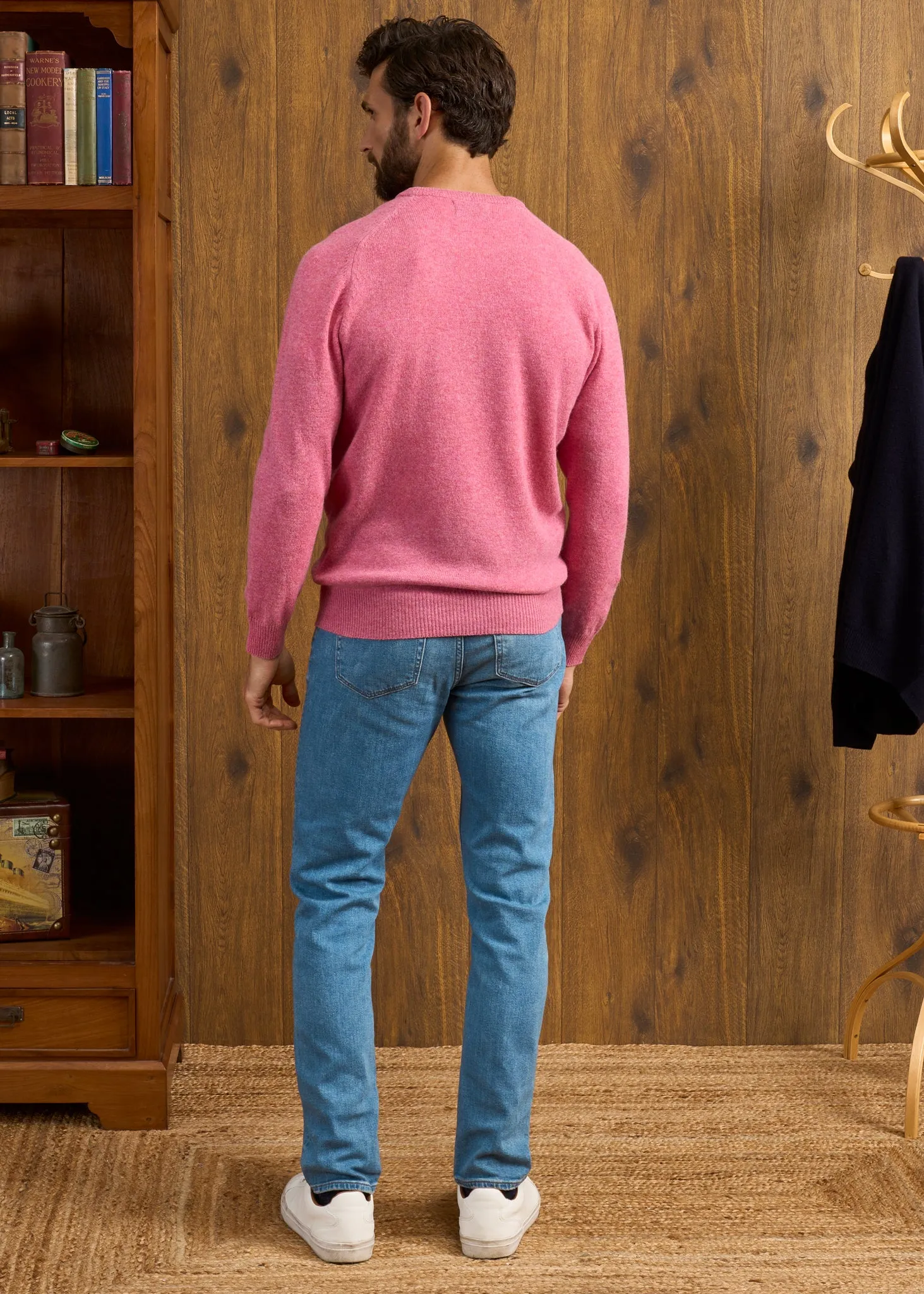 Hampshire Lambswool Jumper in Nougat - Classic Fit