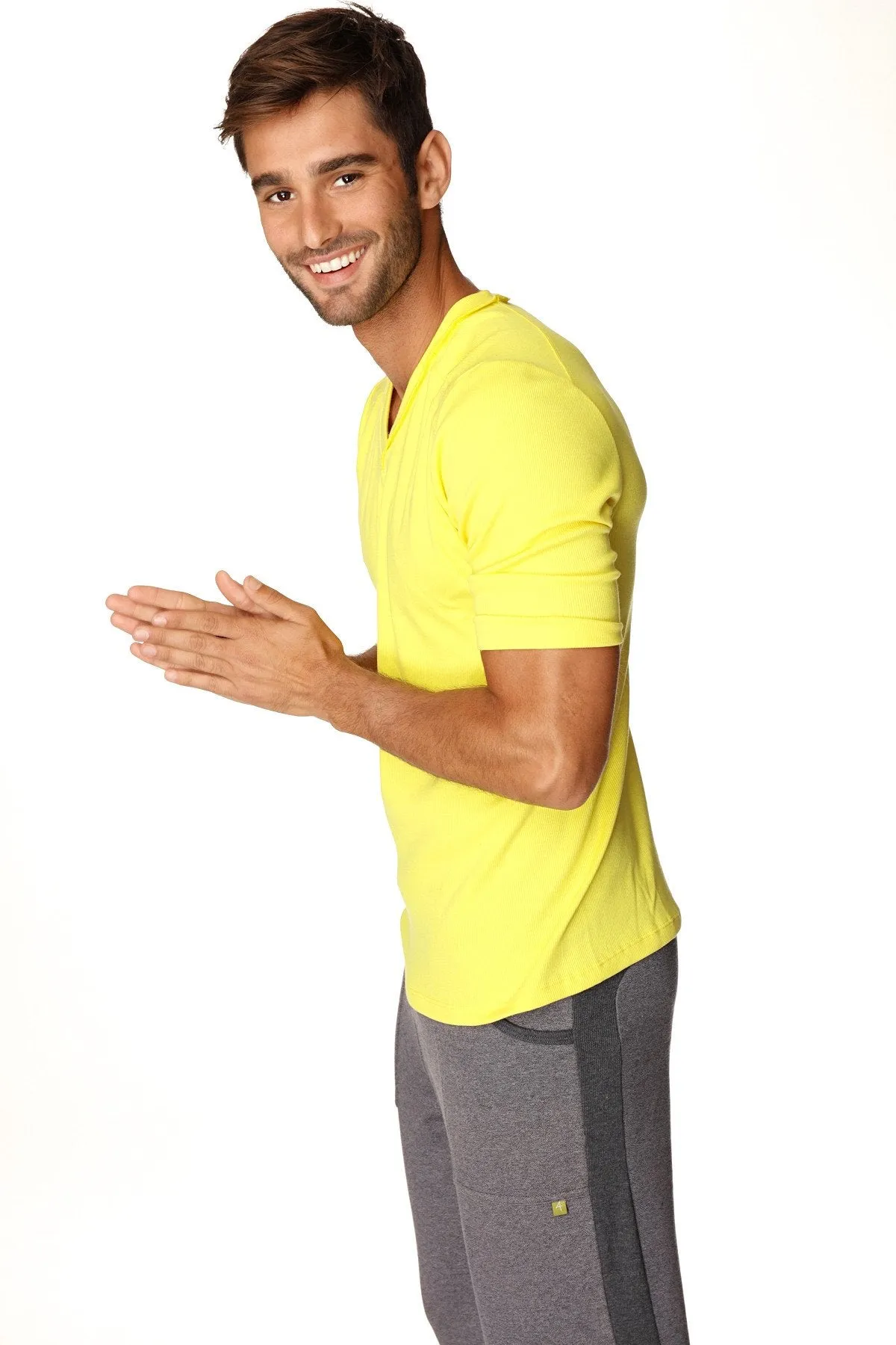 Hybrid V-Neck (Tropic Yellow)