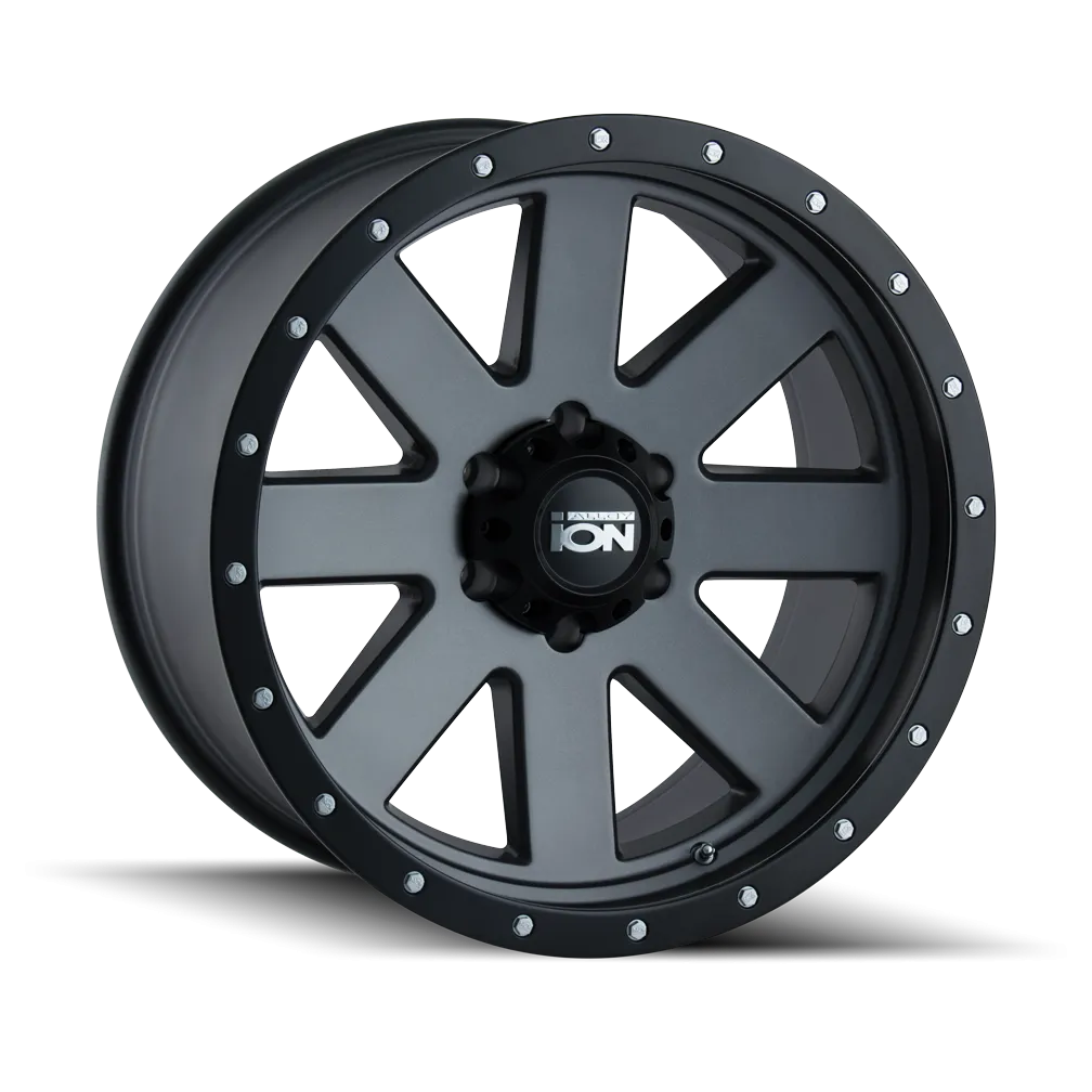 ION 134 | MATTE GUNMETAL/BLACK BEADLOCK | 6x139.7 | 17x8.5 | 6mm