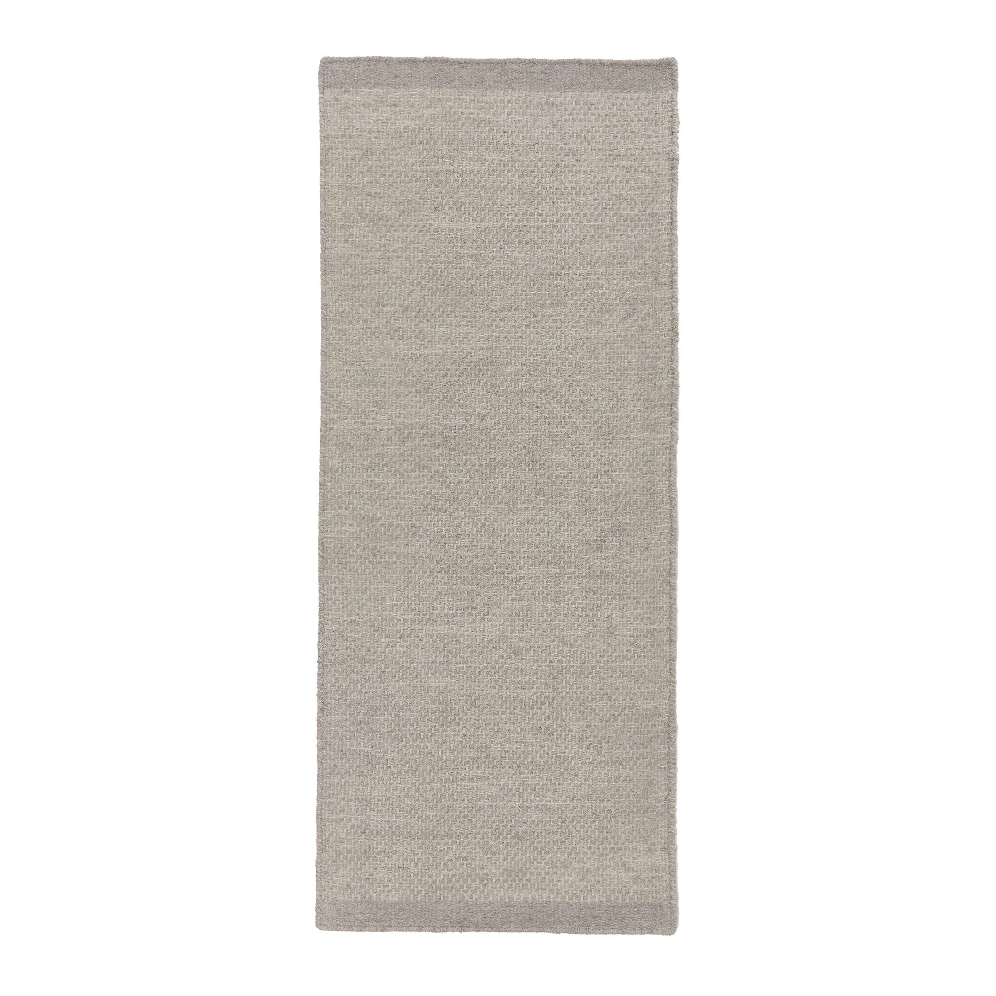 Kolong Wool Runner [Stone grey melange/Off-white]