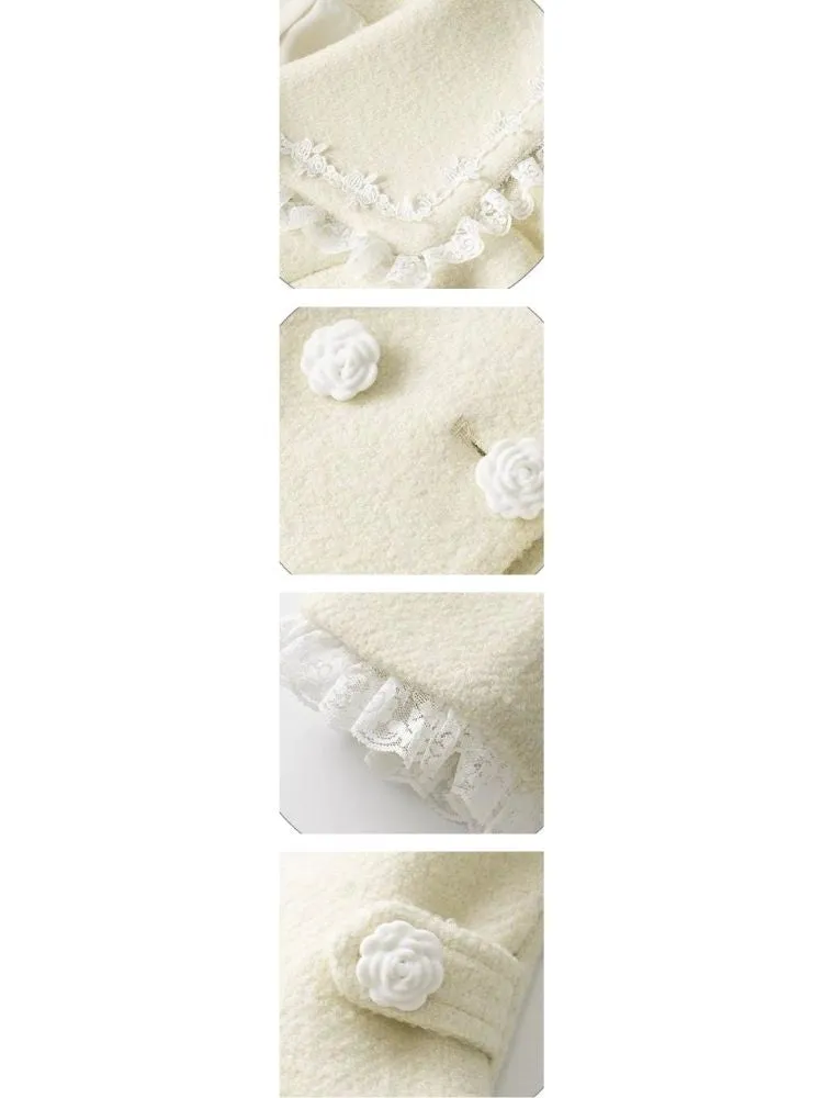 Lace wool suit【s0000004532】