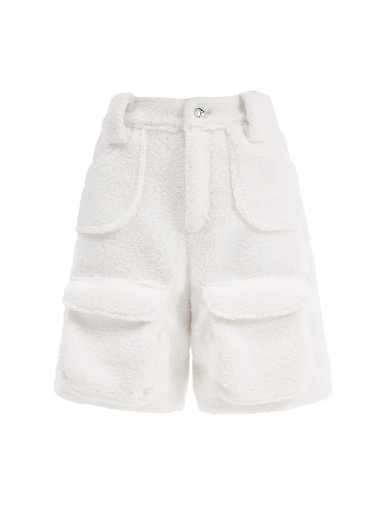 Lamb's wool shorts【s0000010619】