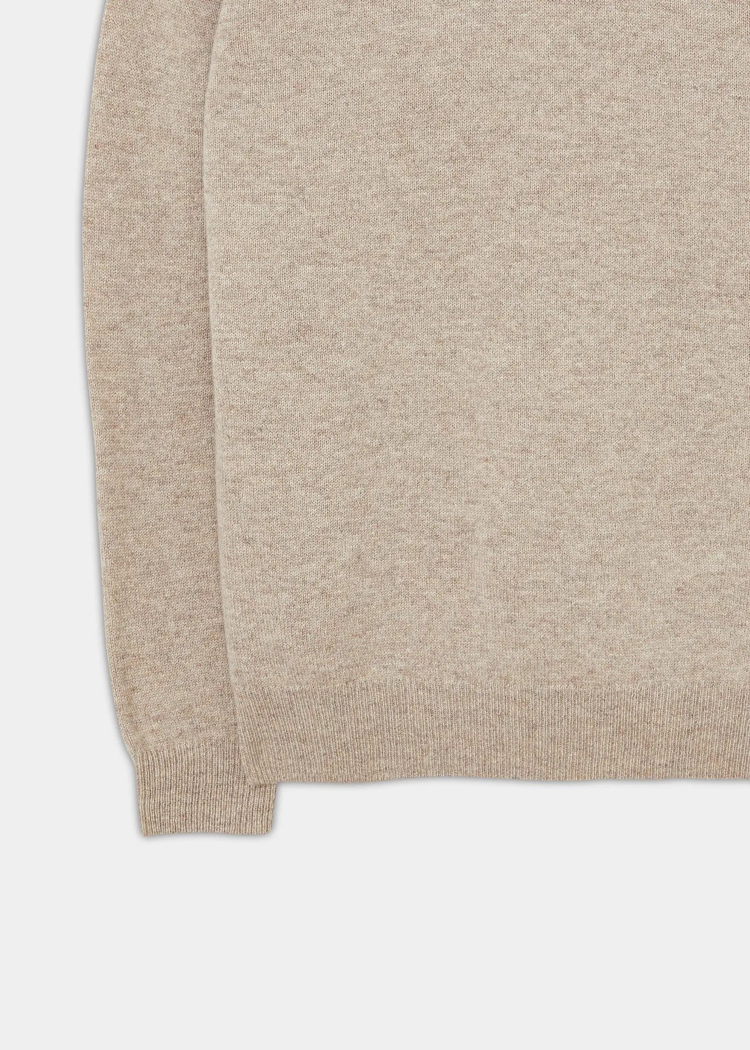 Lenzie Men's Lambswool Jumper In Cobble - Regular Fit