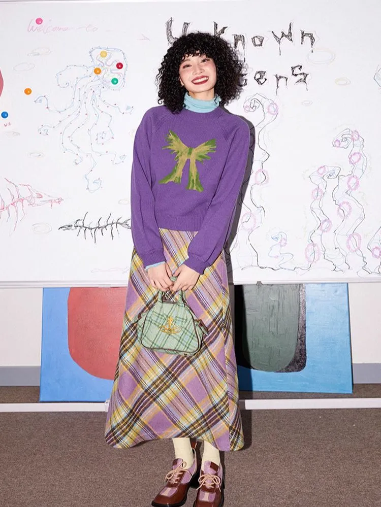 Loose pullover wool sweater【s0000005542】