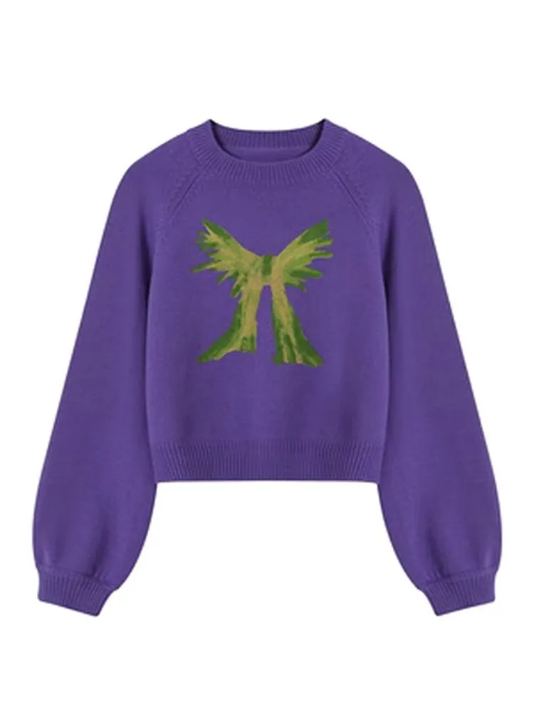 Loose pullover wool sweater【s0000005542】