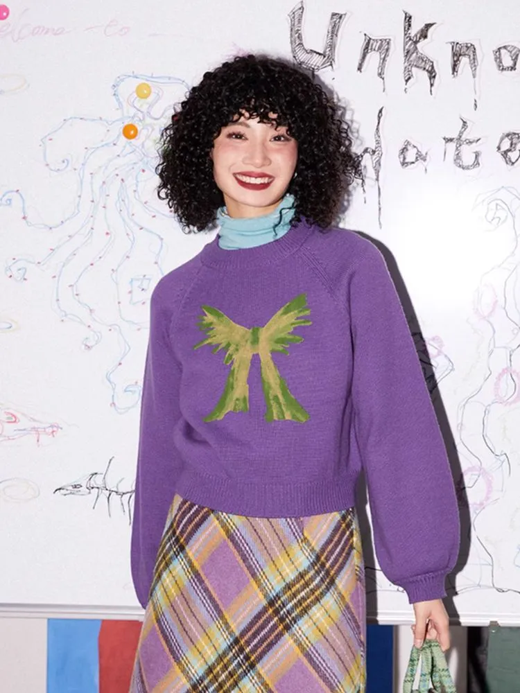 Loose pullover wool sweater【s0000005542】