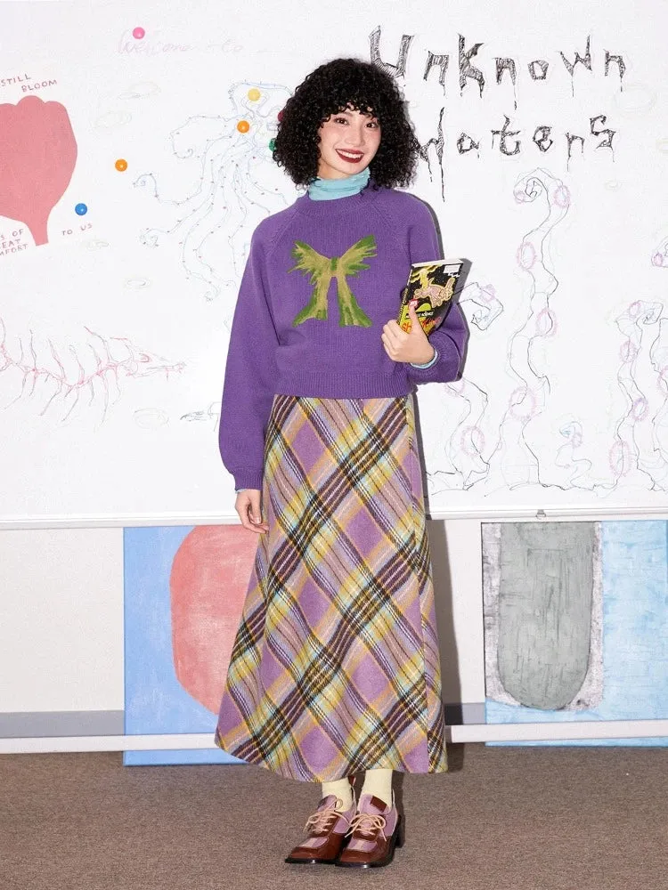 Loose pullover wool sweater【s0000005542】
