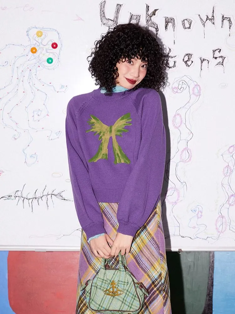 Loose pullover wool sweater【s0000005542】