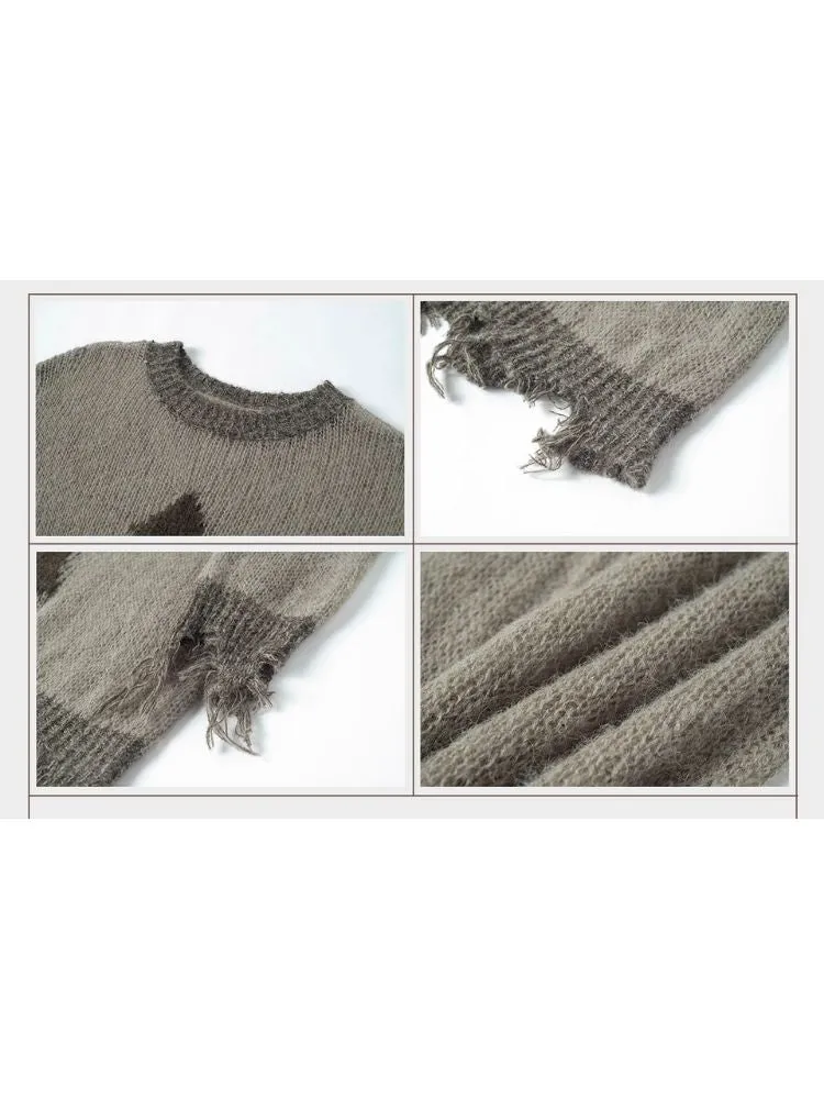 Loose wool sweater top【s0000004081】