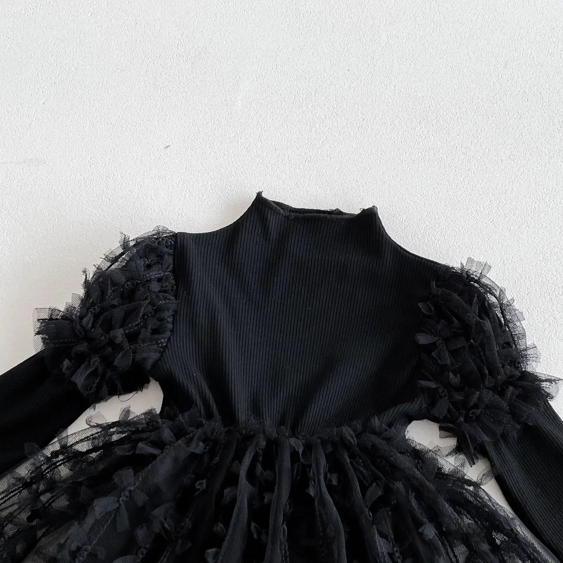 Mesh Turtleneck Onesie
