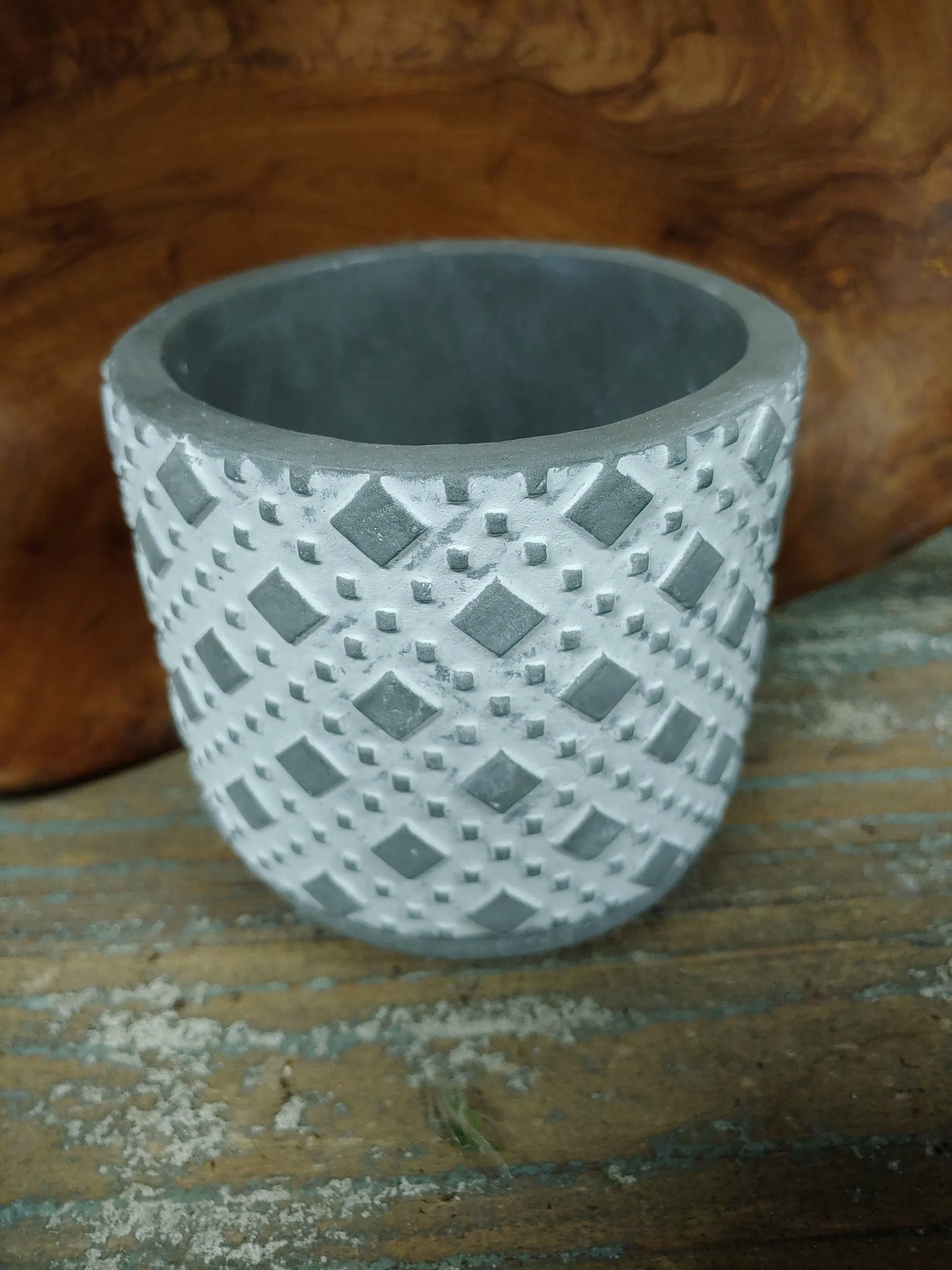 Modern Designs Cement Concrete Planter Pots 4" by 4"