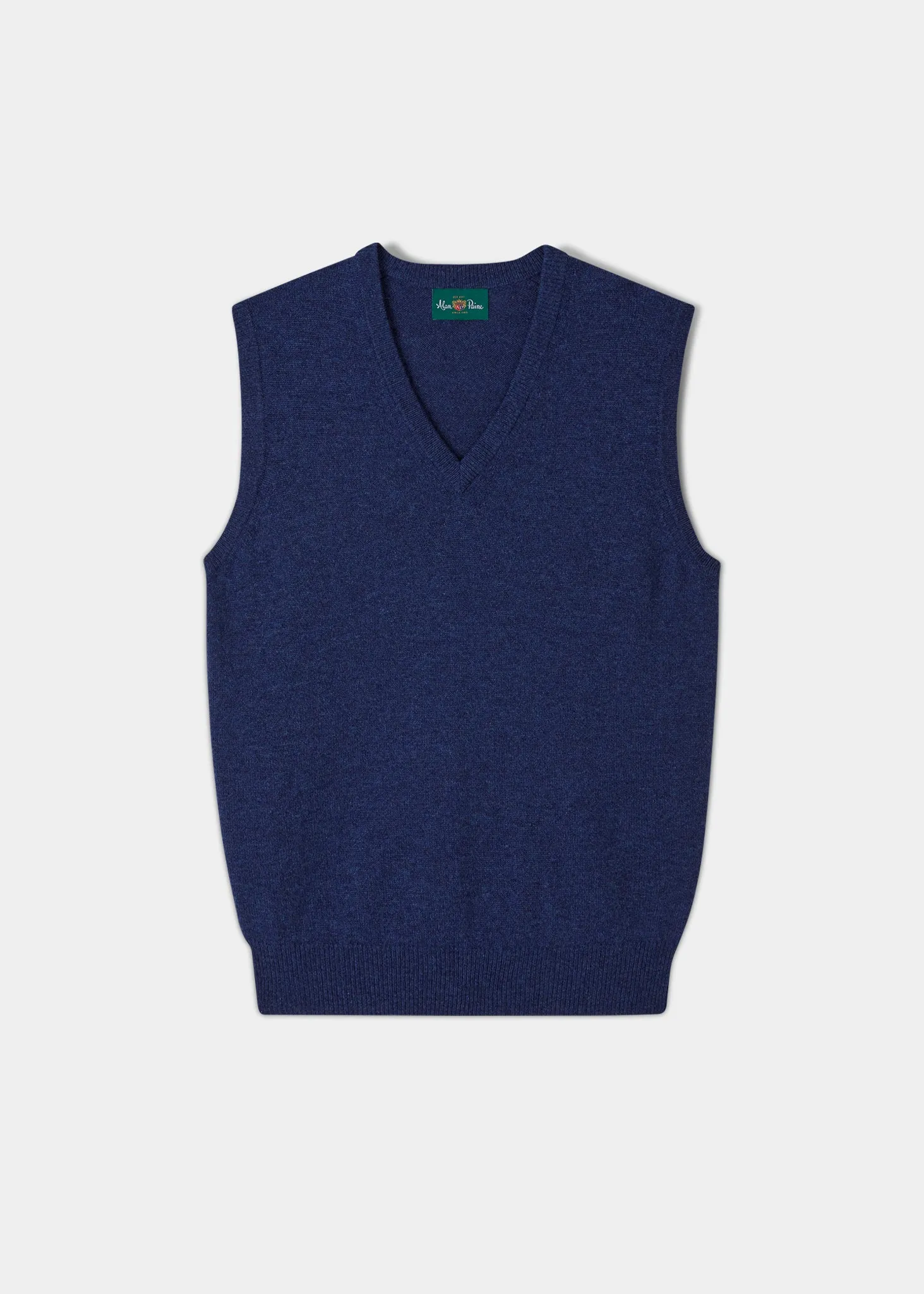 Norfolk Men's Lambswool Slipover in Rhapsody - Classic Fit