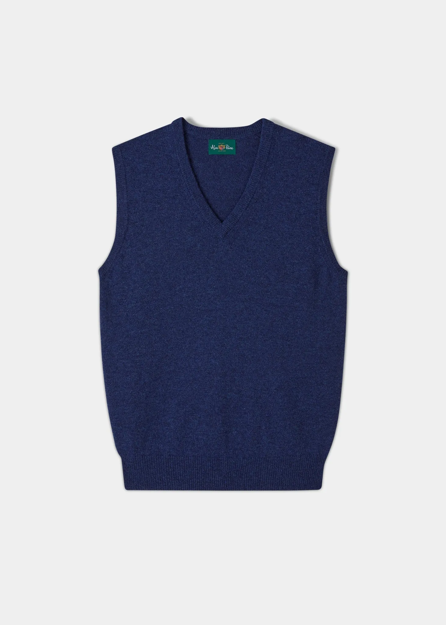 Norfolk Men's Lambswool Slipover in Rhapsody - Classic Fit