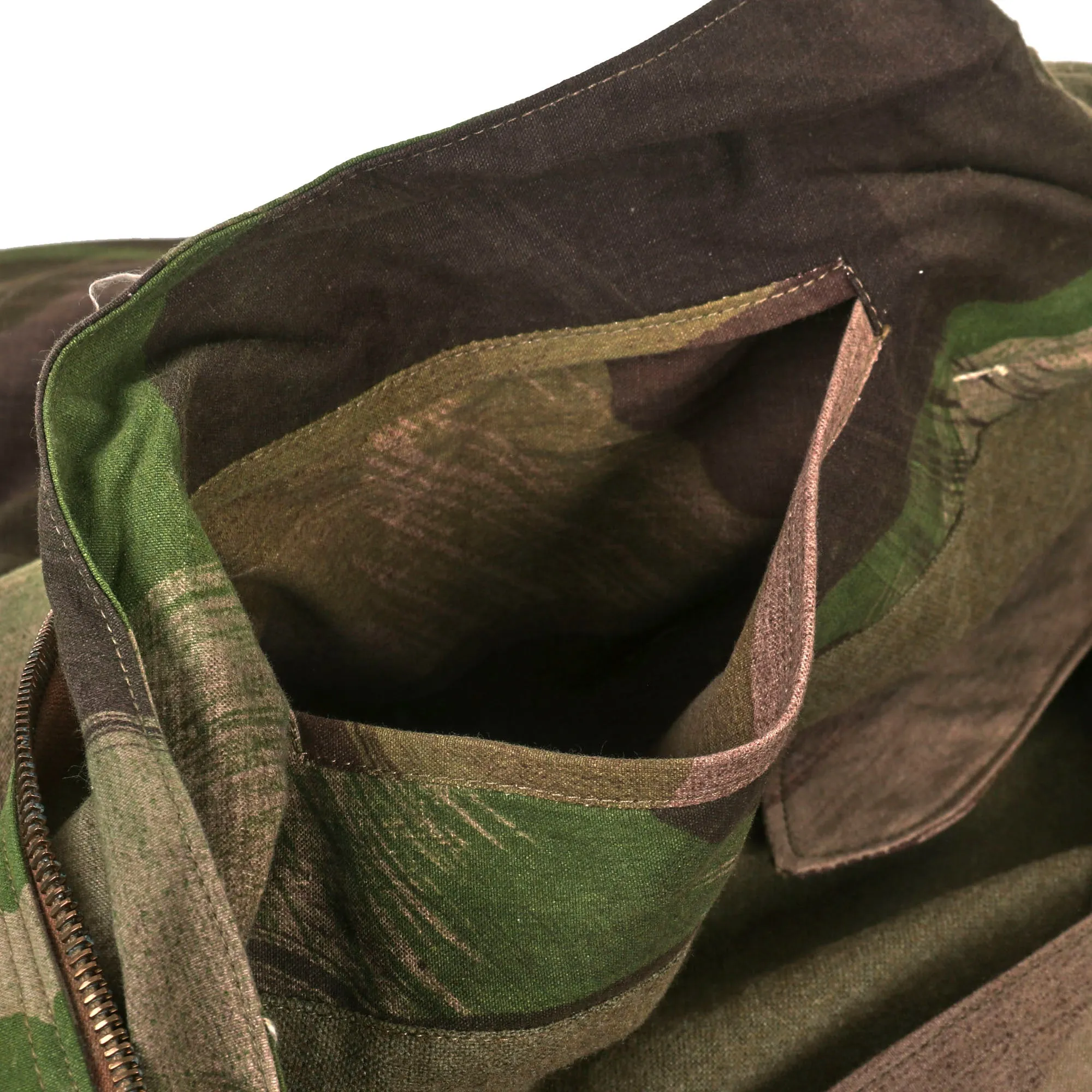Original British WWII 1945 Dated Tank Crewman Denison Brushstroke Camouflage “Pixie Suit” Coveralls - Excellent Condition