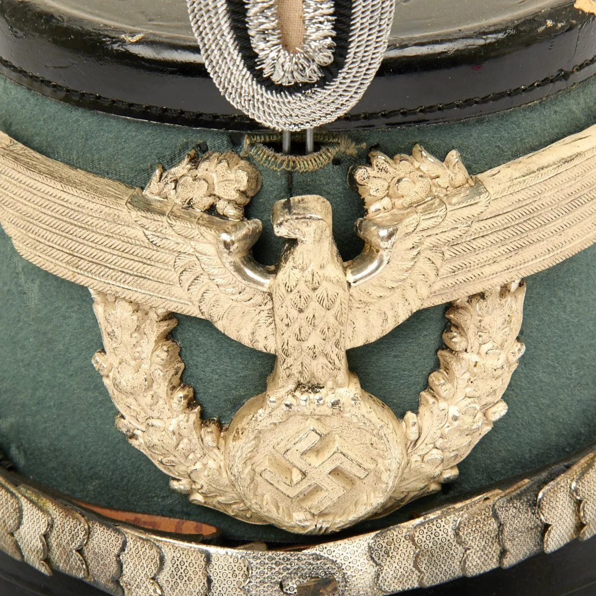Original German WWII Metropolitan Police Officer Shako by Erel