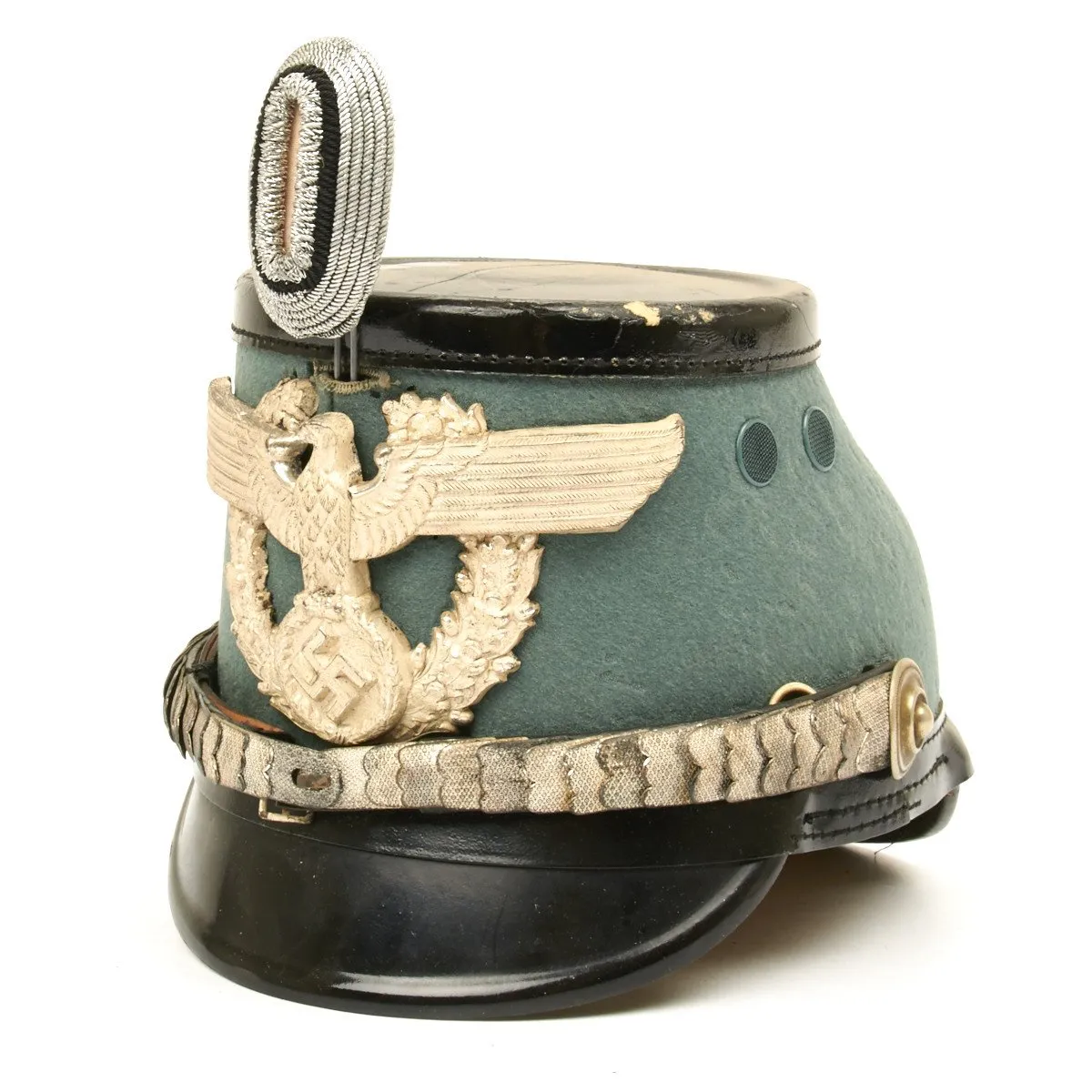 Original German WWII Metropolitan Police Officer Shako by Erel