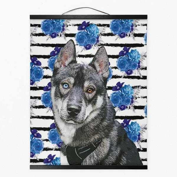 Original Pet Pop Art Hanging Canvas