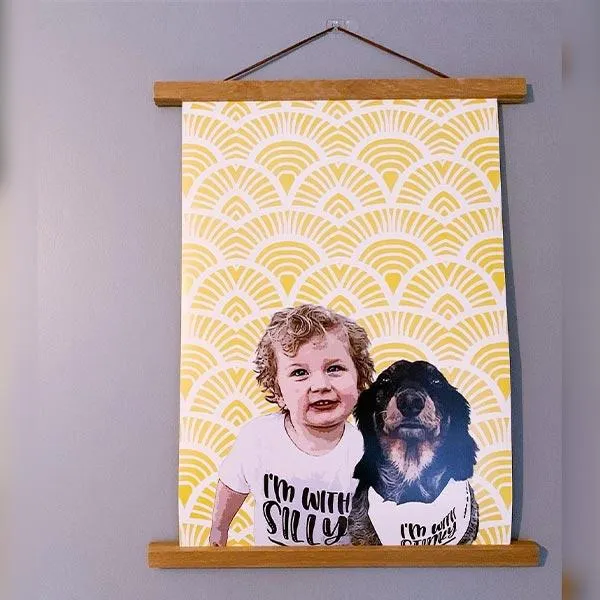 Original Pet Pop Art Hanging Canvas