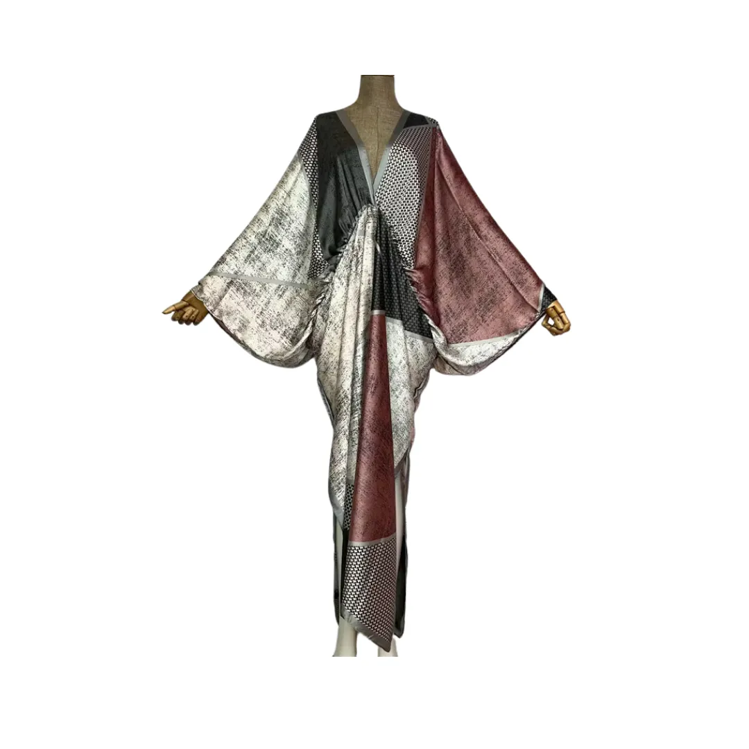 Pre Order:  Chic V-neck Kaftan Dress - WINI