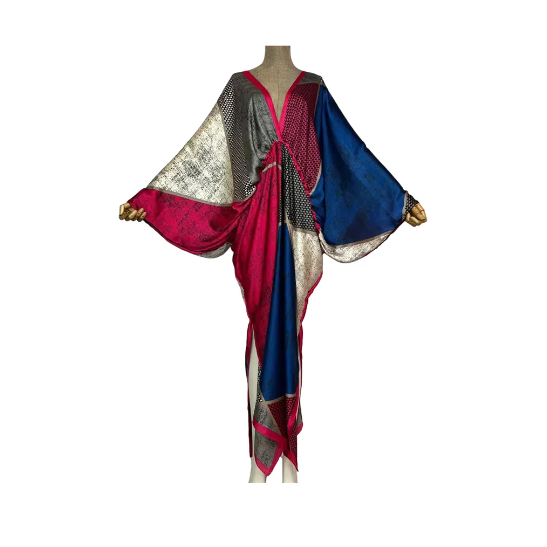 Pre Order:  Chic V-neck Kaftan Dress - WINI
