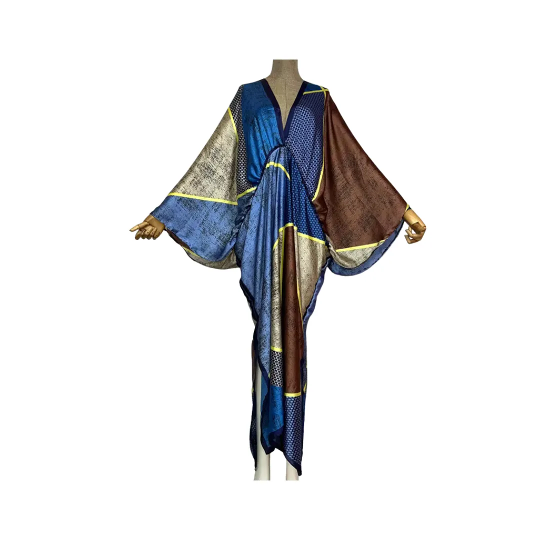 Pre Order:  Chic V-neck Kaftan Dress - WINI
