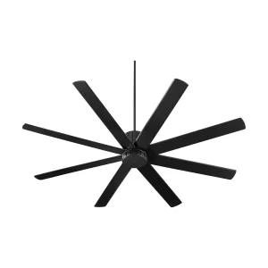 PROXIMA 72" 8 BLADE TRANSITIONAL CEILING FAN- MATTE BLACK