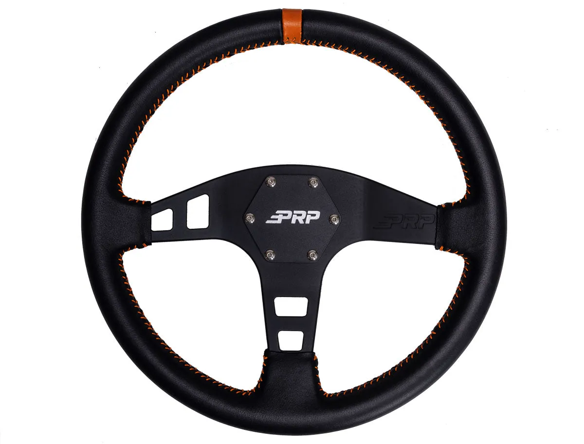 PRP Deep Dish Leather Steering Wheel