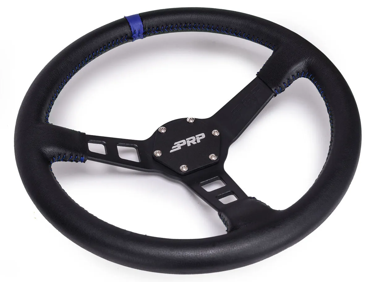 PRP Deep Dish Leather Steering Wheel