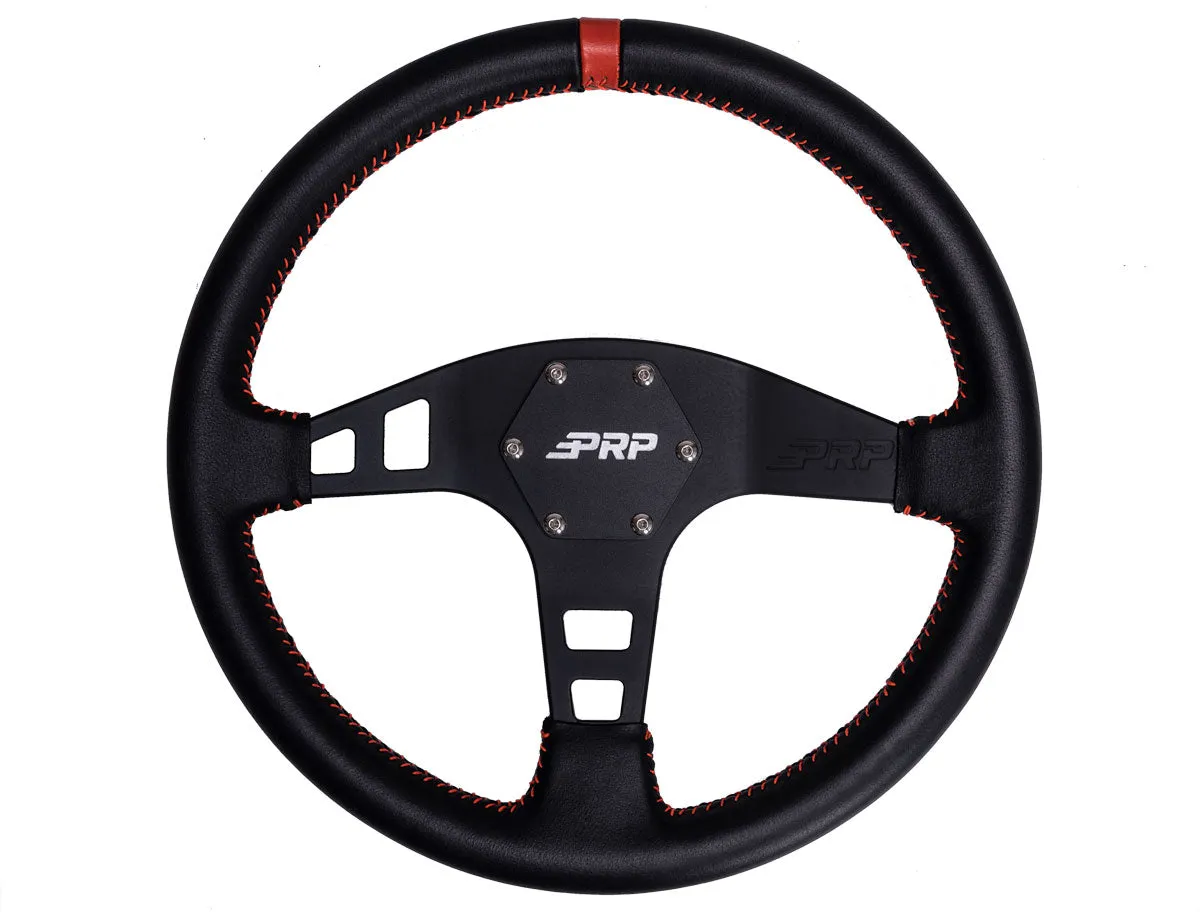 PRP Deep Dish Leather Steering Wheel