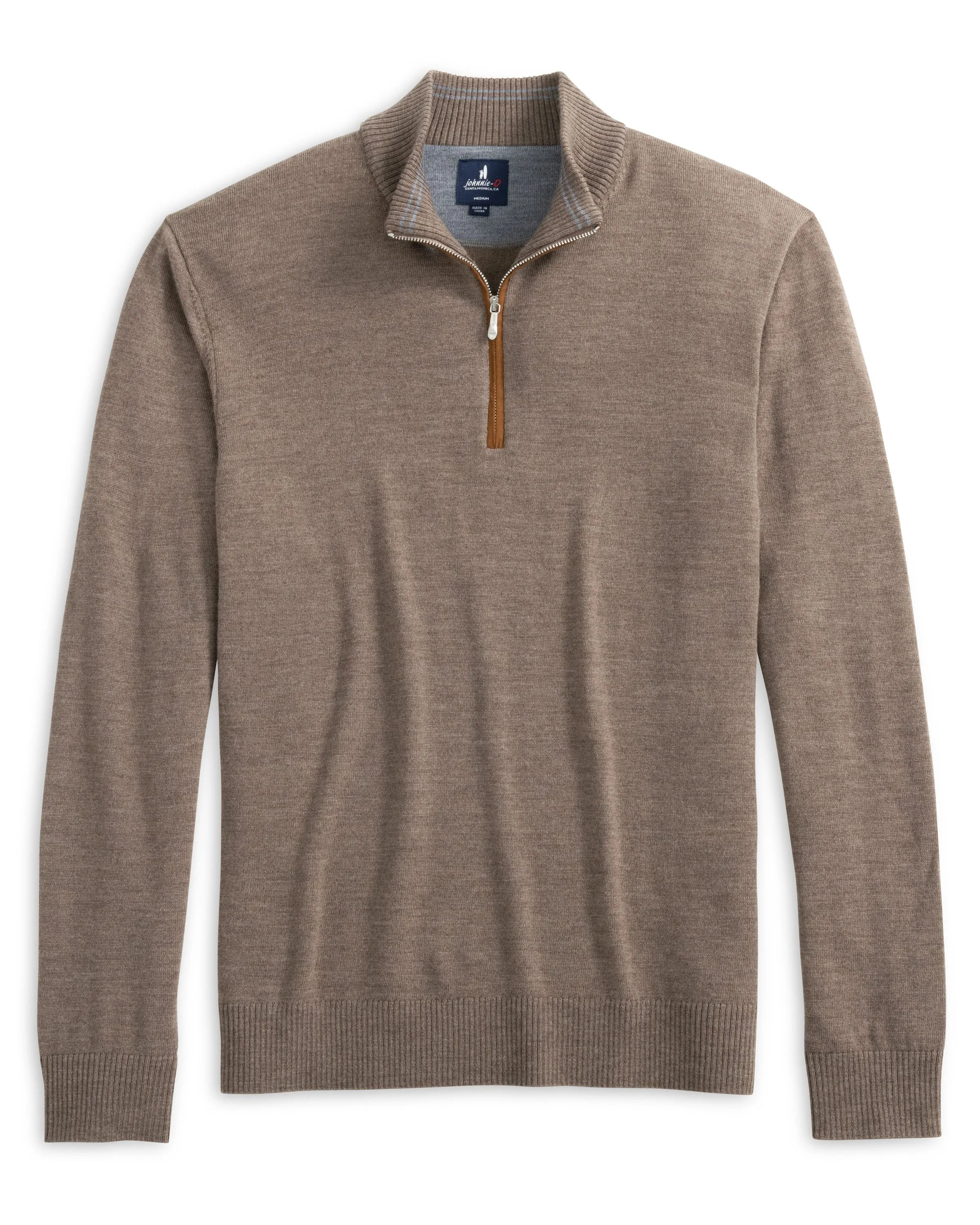 Walnut Raynor 1/4 Zip Pullover - Stylish and Comfortable
