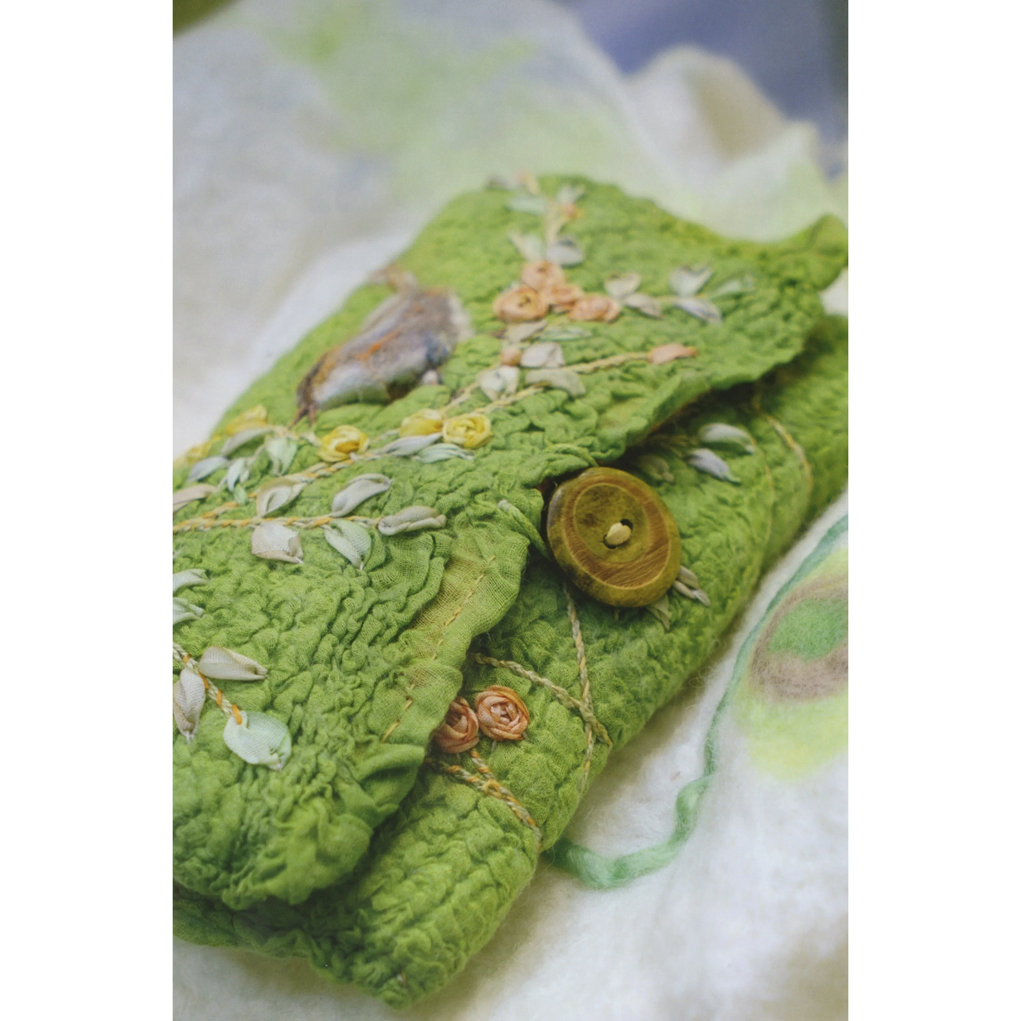 The Art of Felting & Silk Ribbon Embroidery