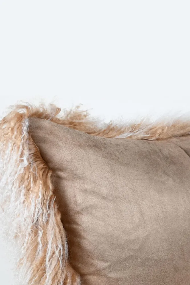 Tibetan Fur Cushion By Darcy & Duke