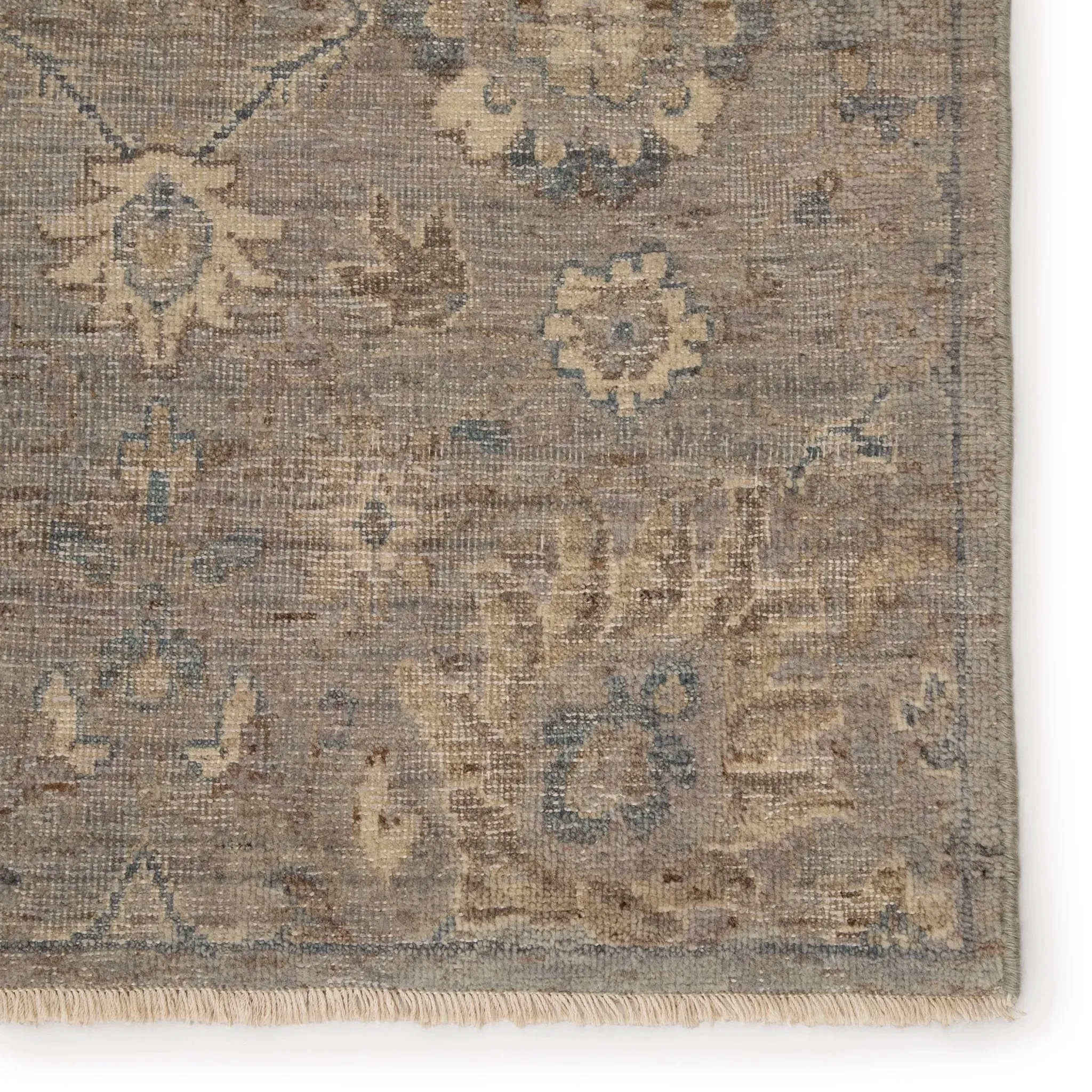 Tierzah TRZ02 Grey/Blue Rug