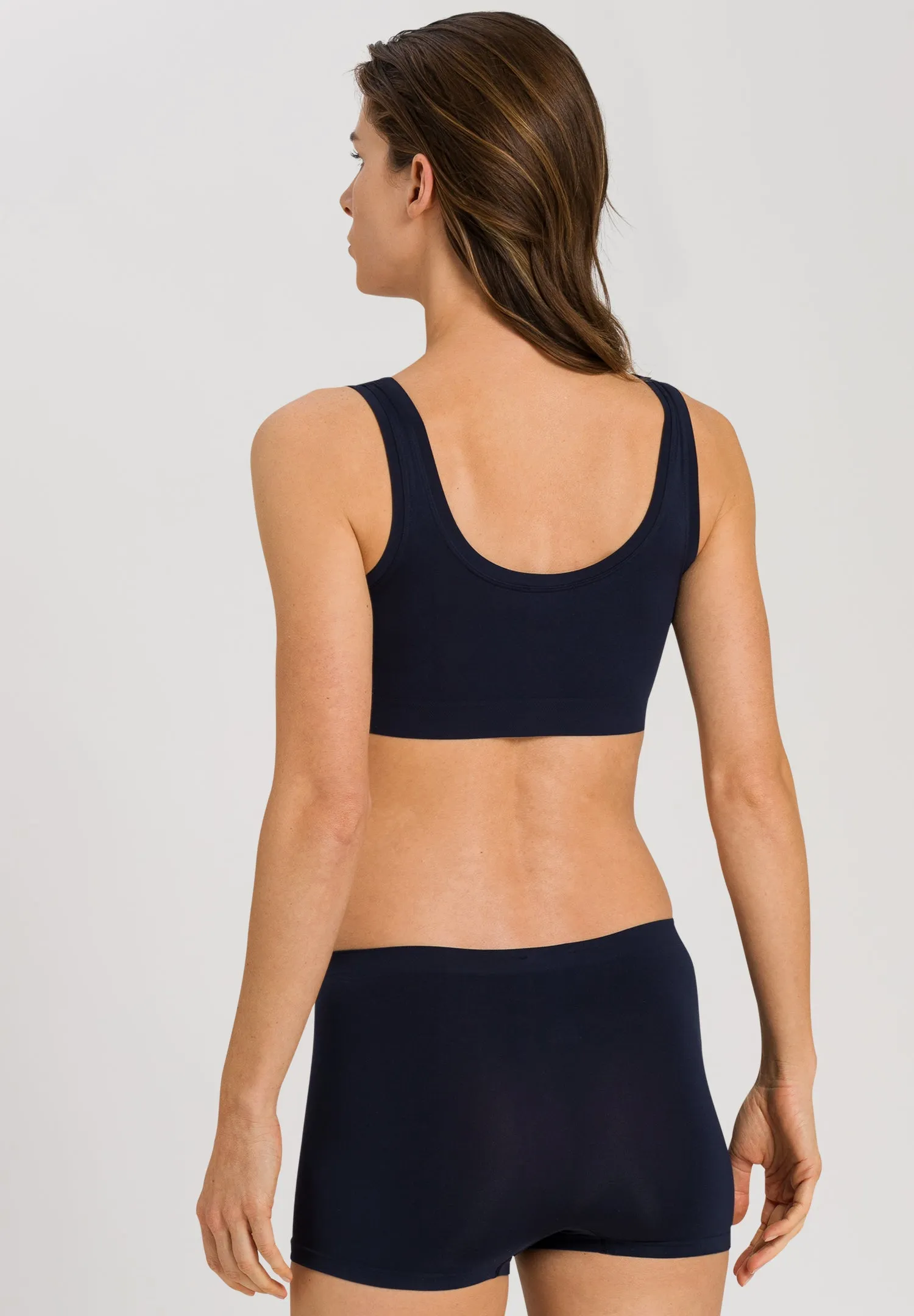 Touch Feeling Crop Top | Deep Navy 71810-1610